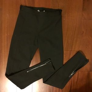 BCBGeneration leggings with ankle zippers